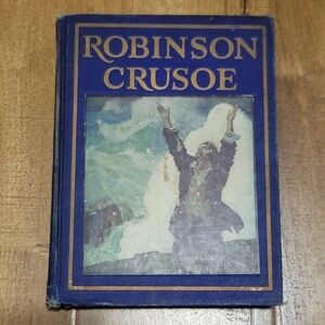 Robinson Crusoe Hardcover Book First Edition (1920)